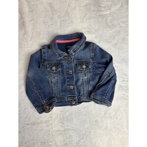 Girls 2T Genuine Kids From Oshkosh Denim Jacket Button up Classic